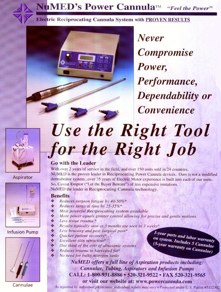 Numed Powered Cannula